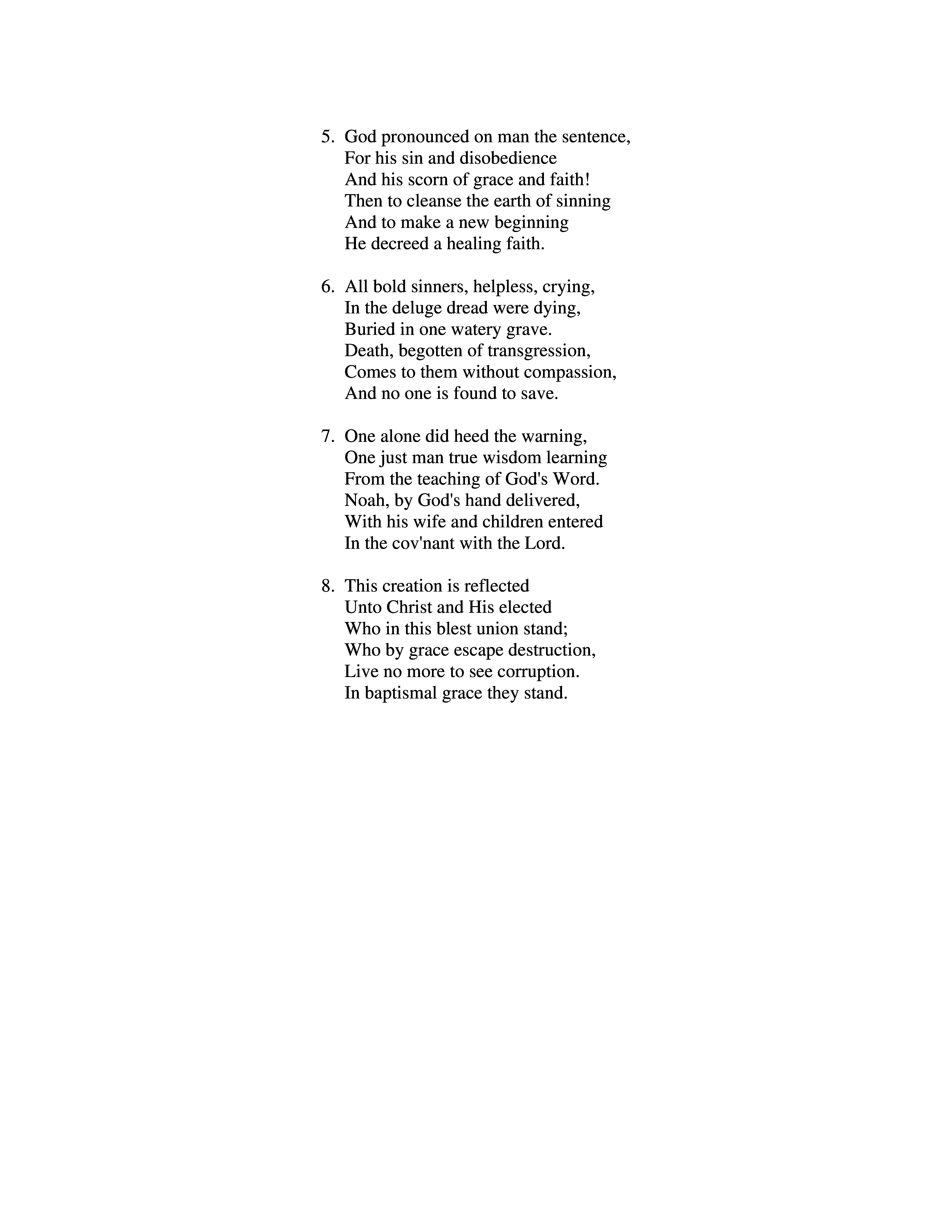 The Likeness Of The Creation To Baptism page 2
