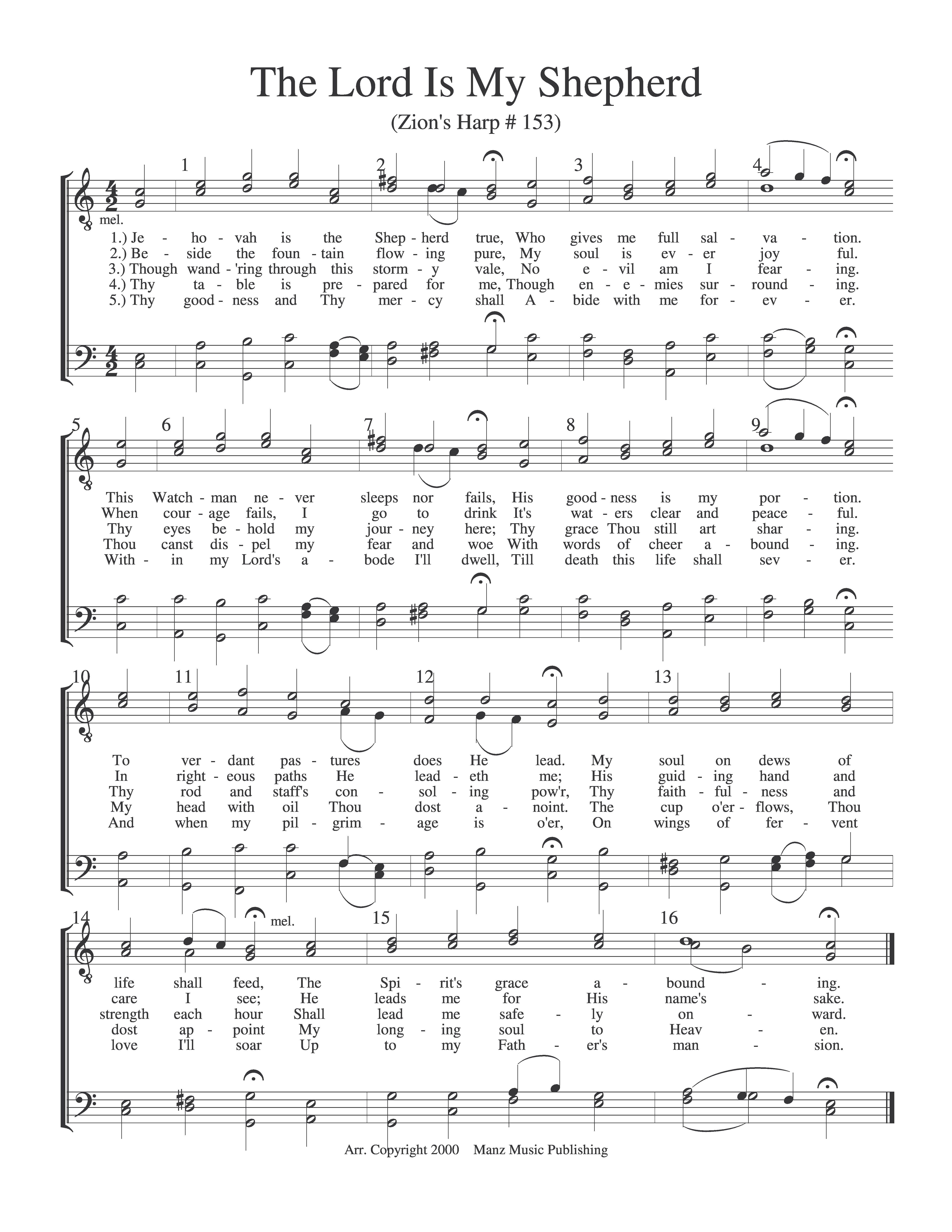 The Lord Is My Shepherd