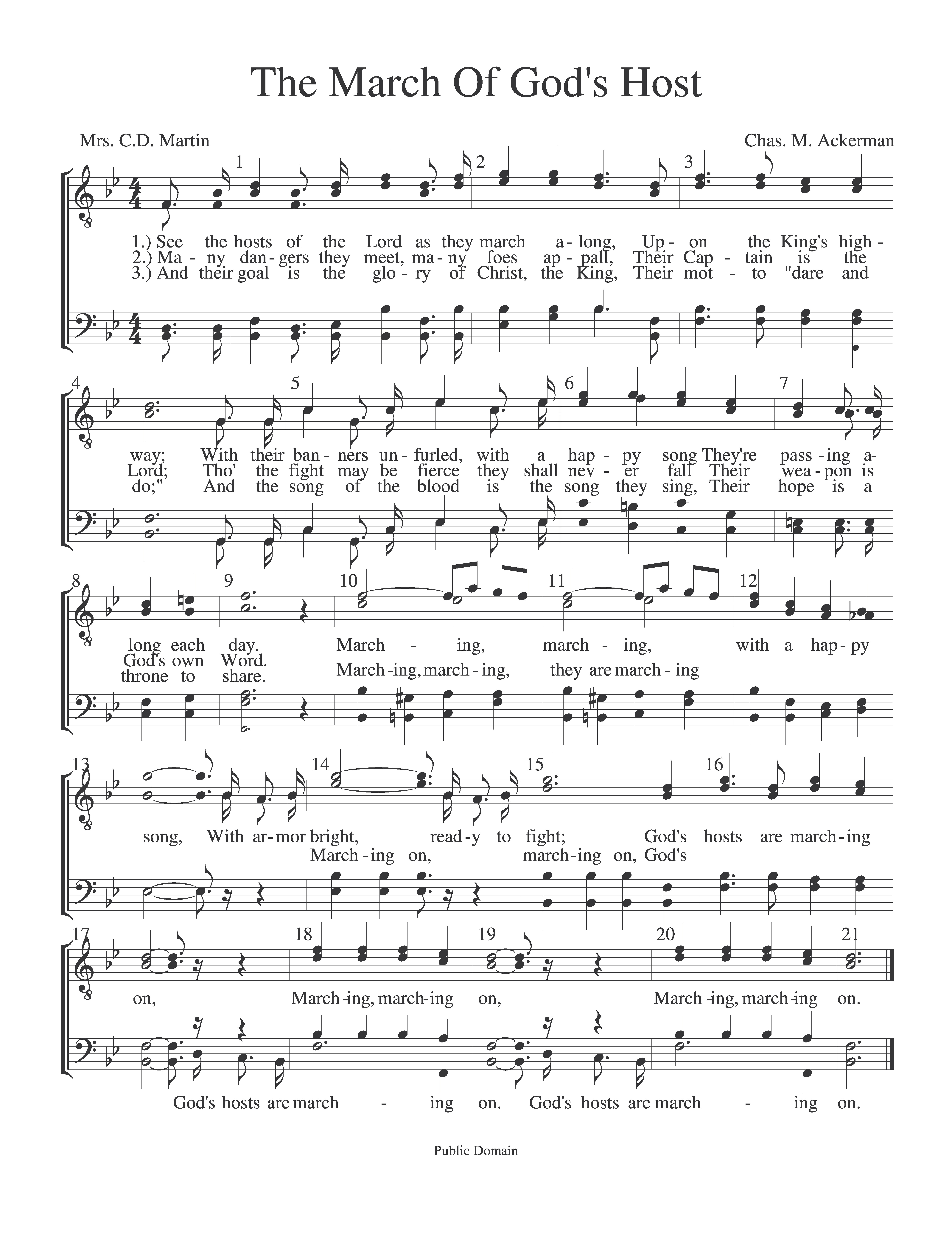 The March Of God's Host