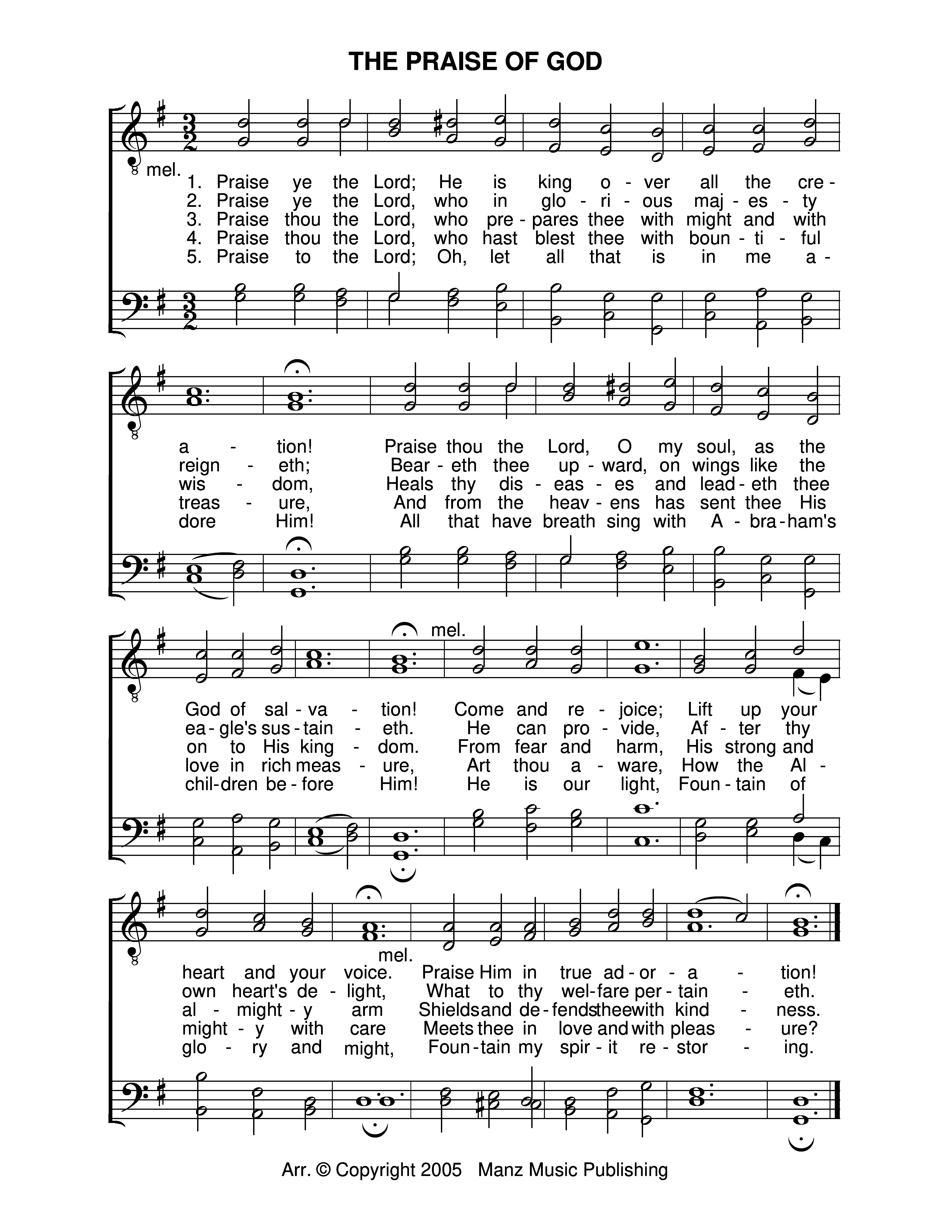 The Praise Of God - 2