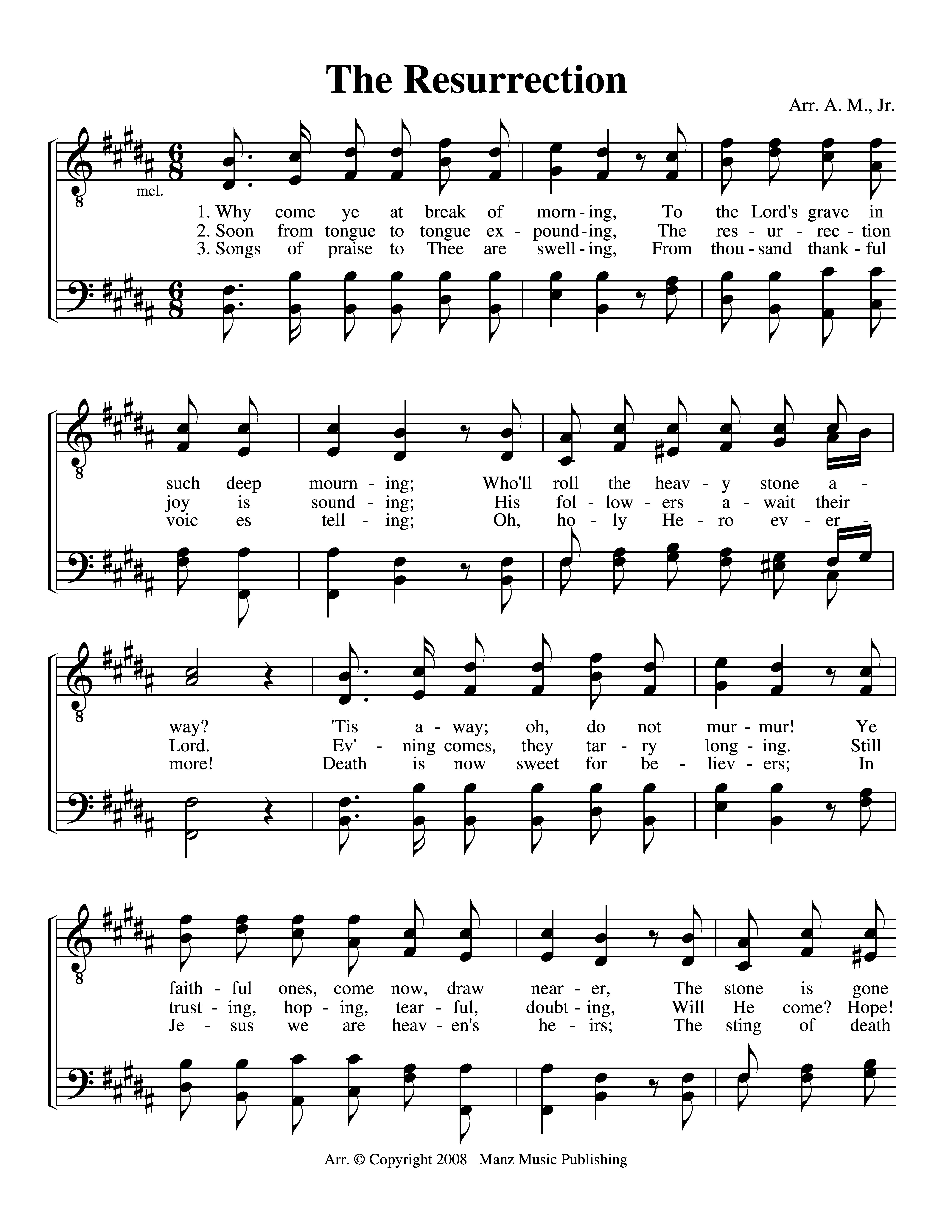 The Resurrection page 1