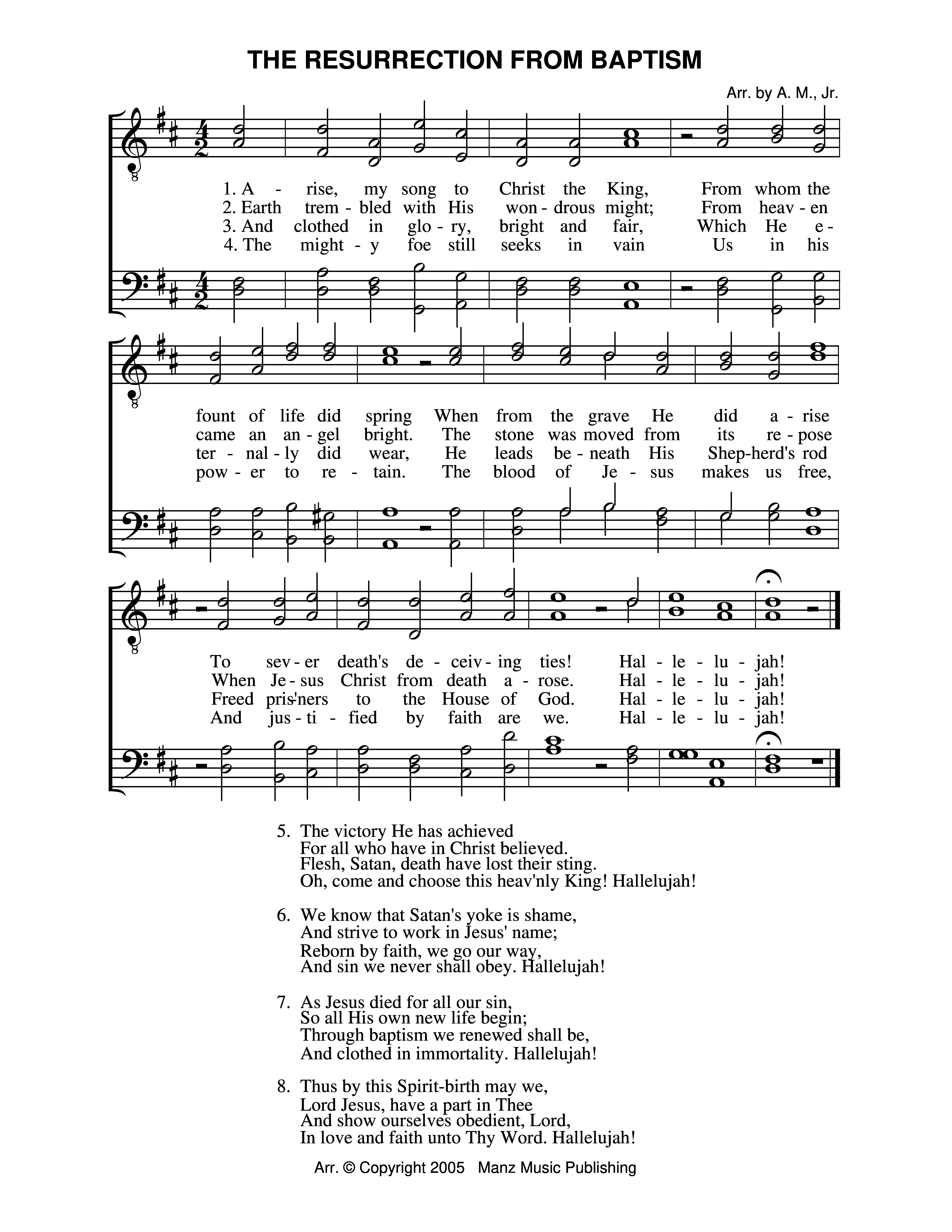 The Resurrection From Baptism