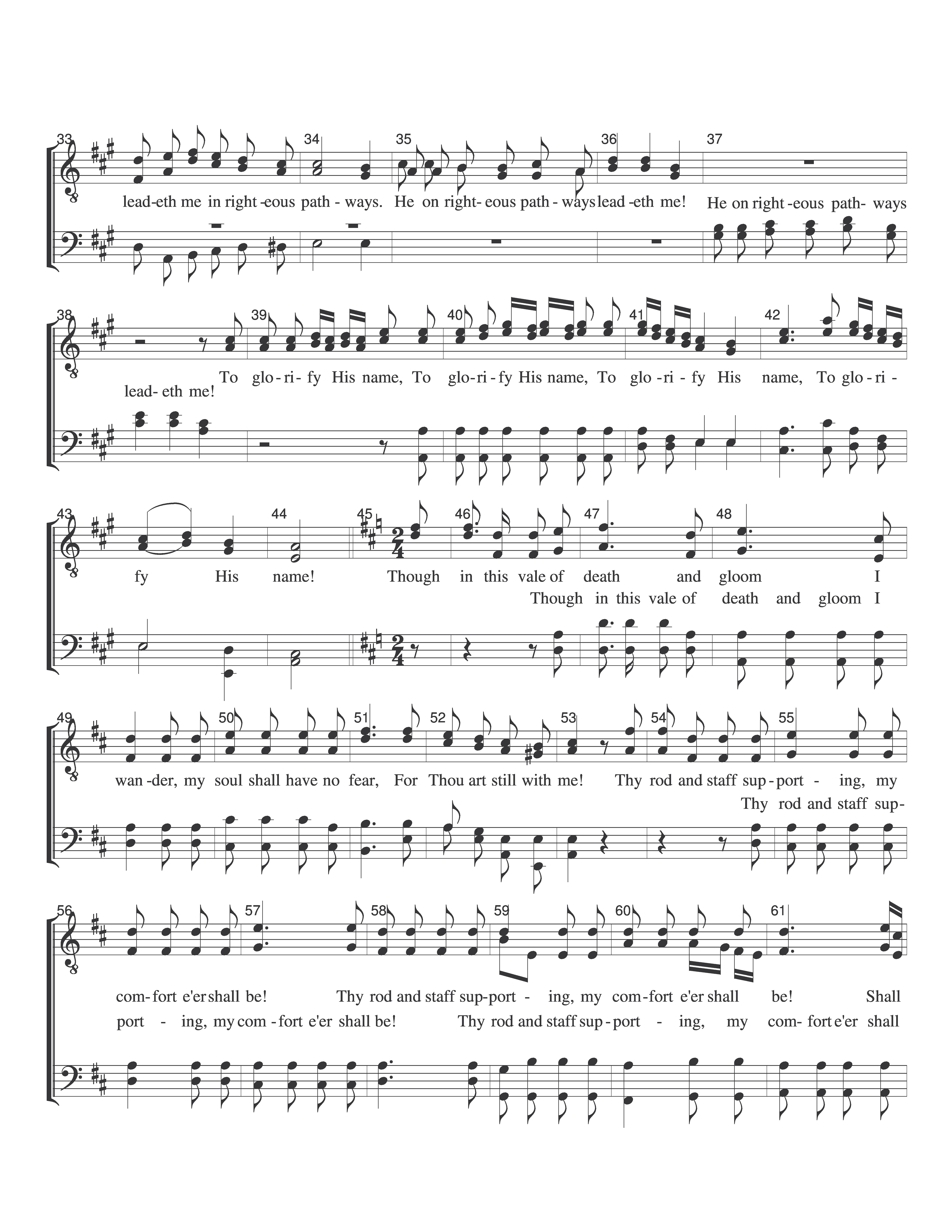 The Twenty-third Psalm (Heft) page 2