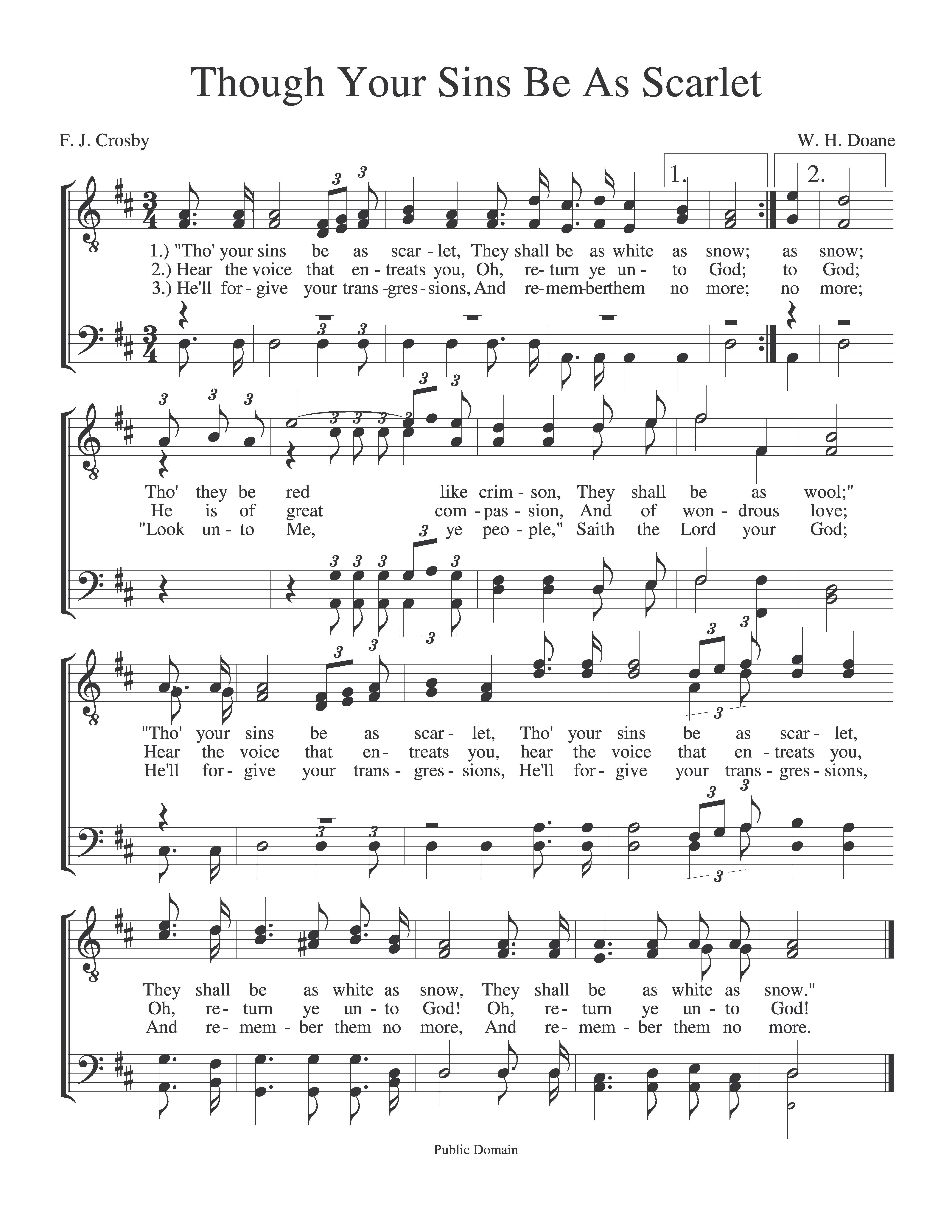 Though Your Sins Be As Scarlet
