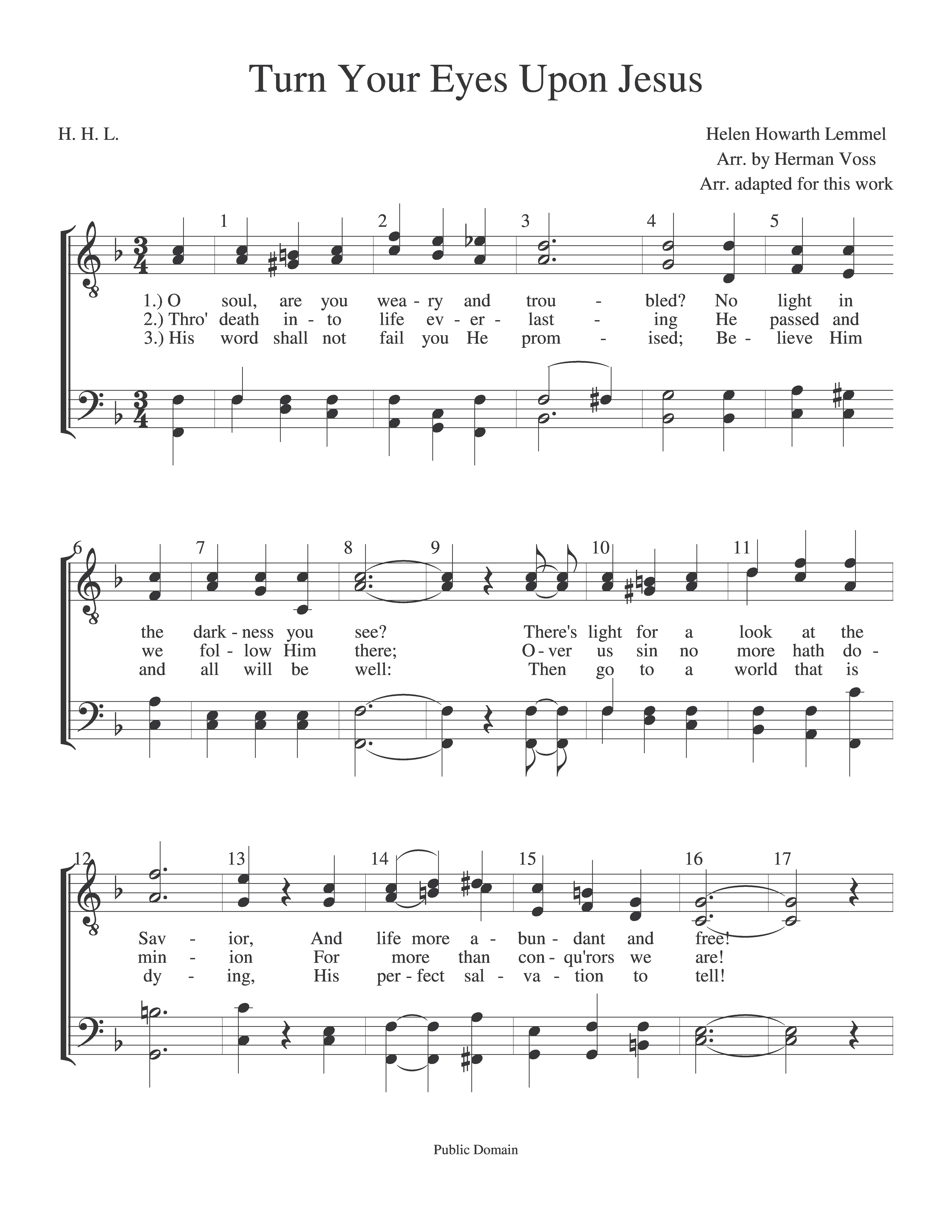 Turn Your Eyes Upon Jesus