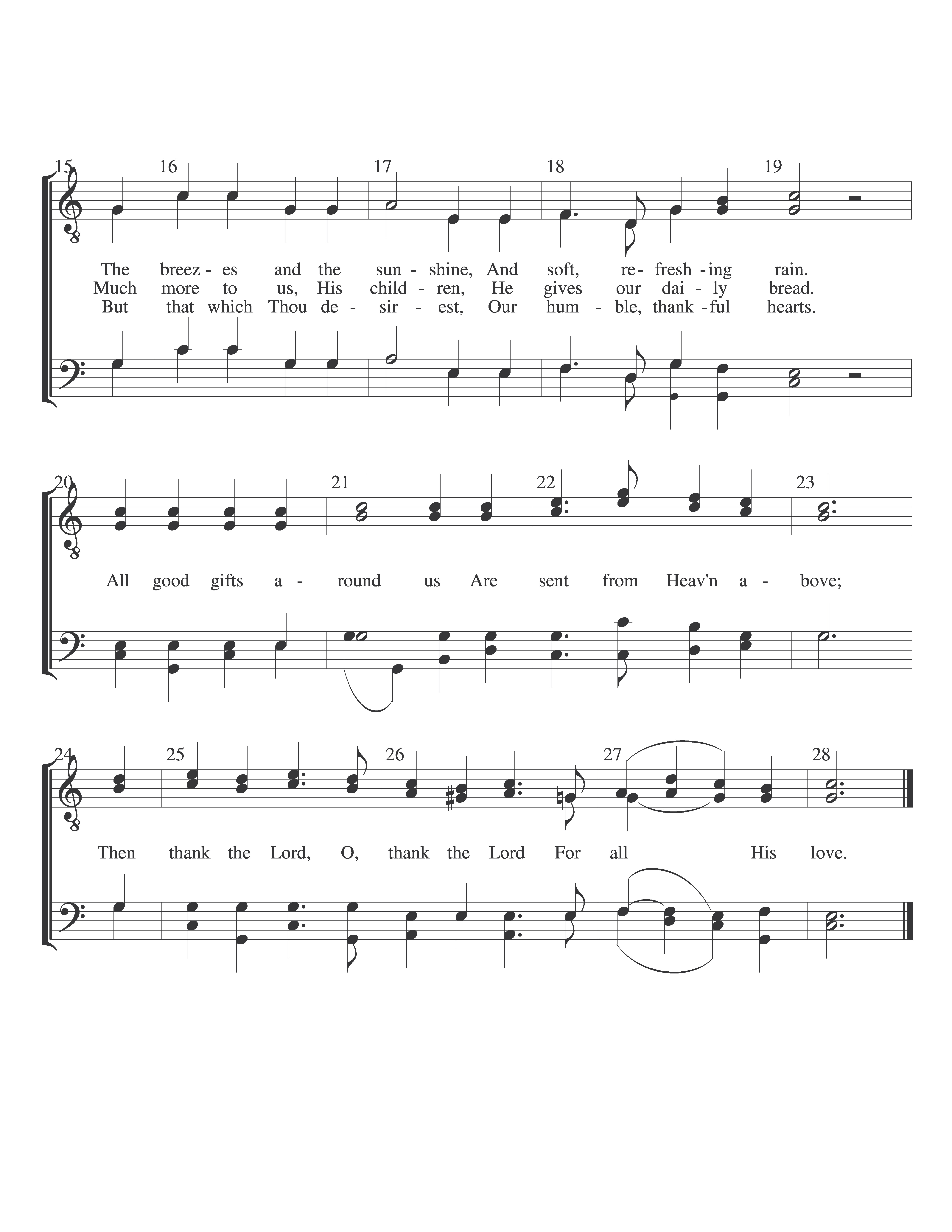 We Plough The Fields, And Scatter page 2