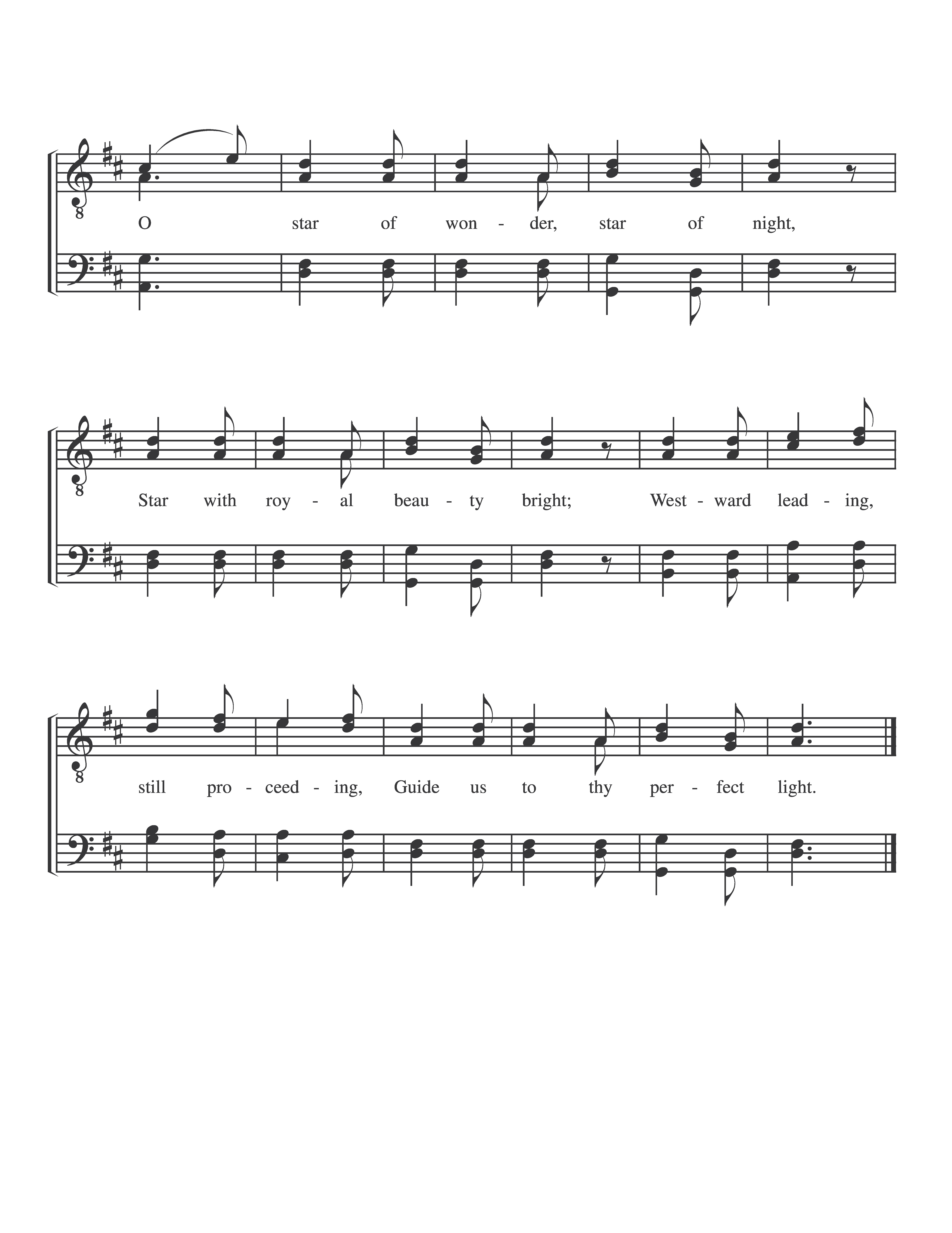 We Three Kings Of Orient Are page 2