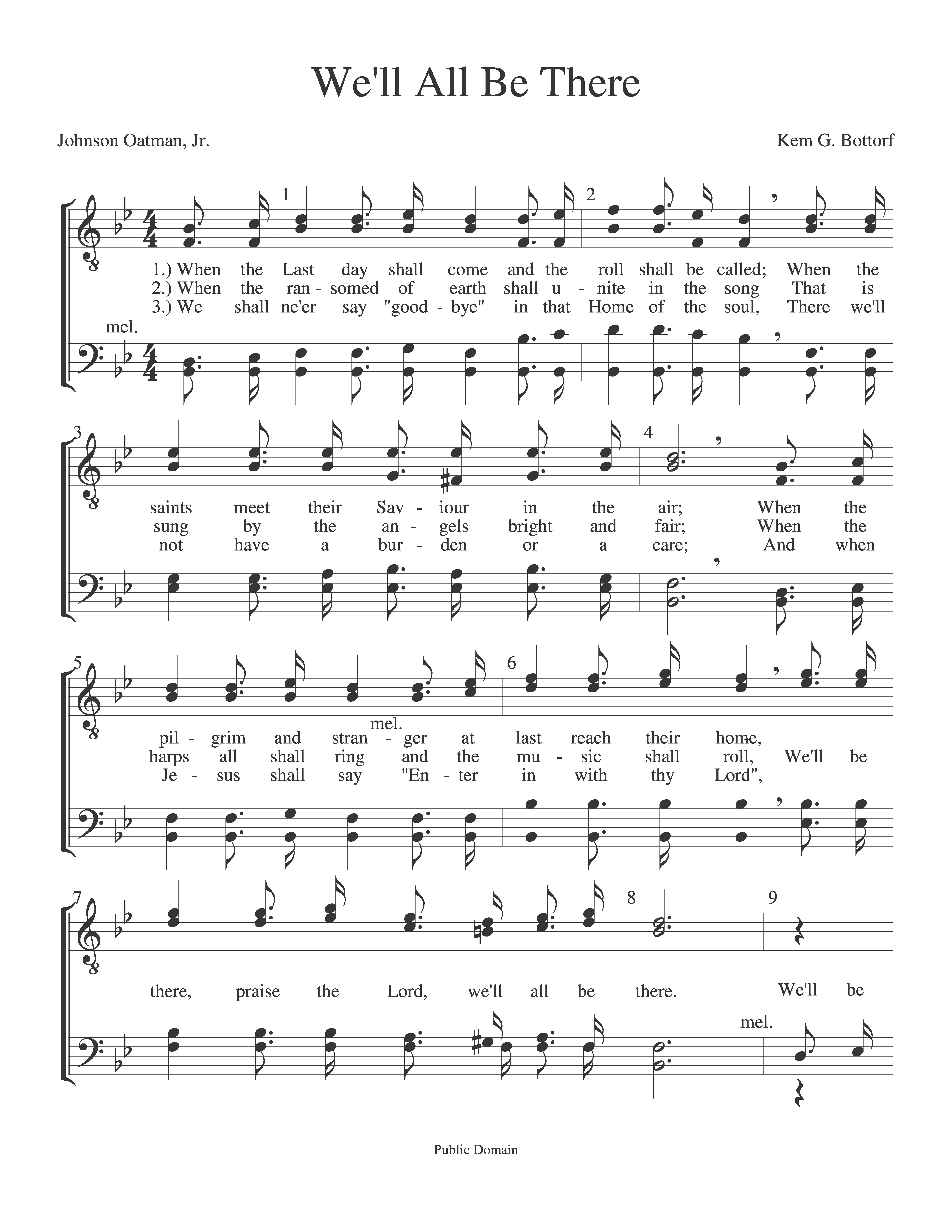 We'll All Be There page 1