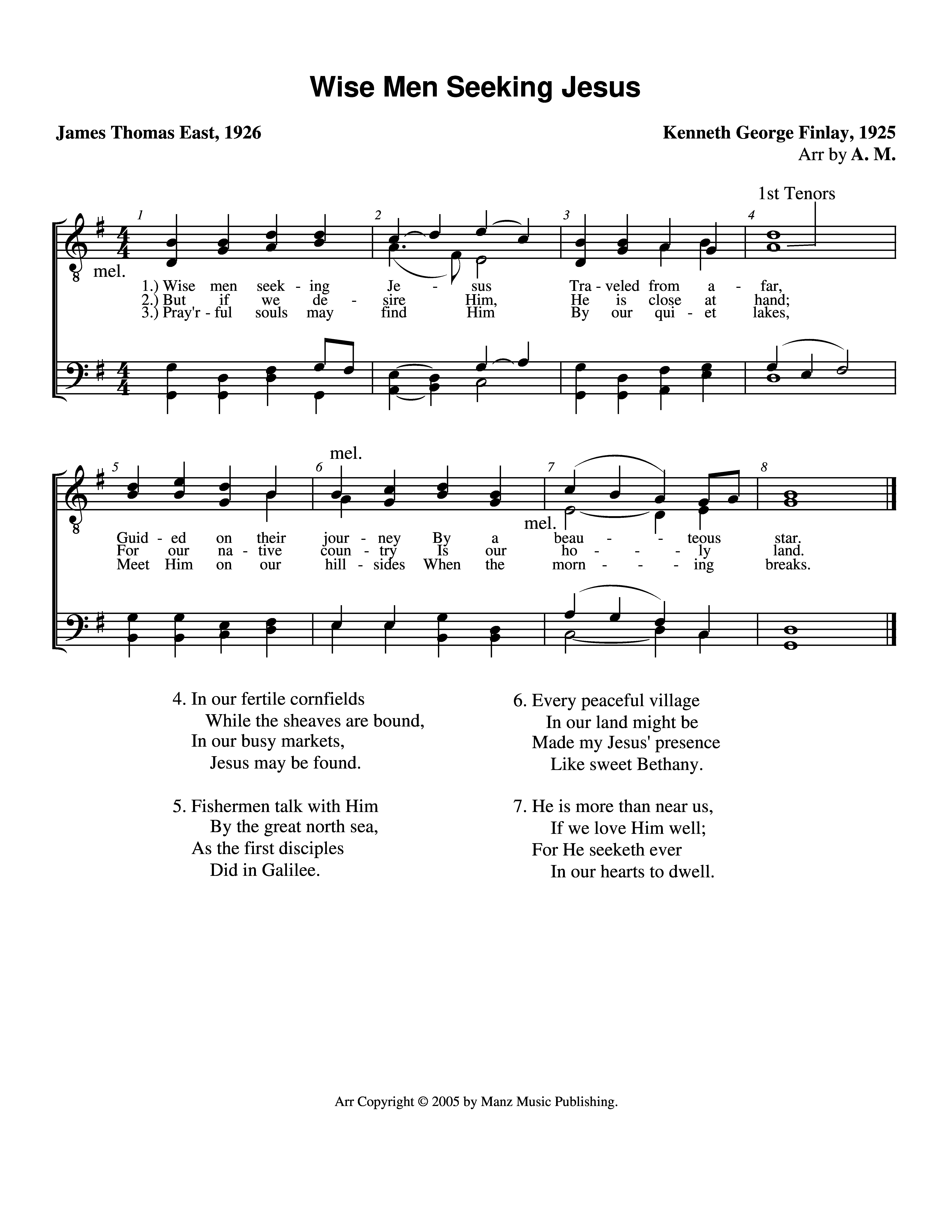 Wise Men Seeking Jesus