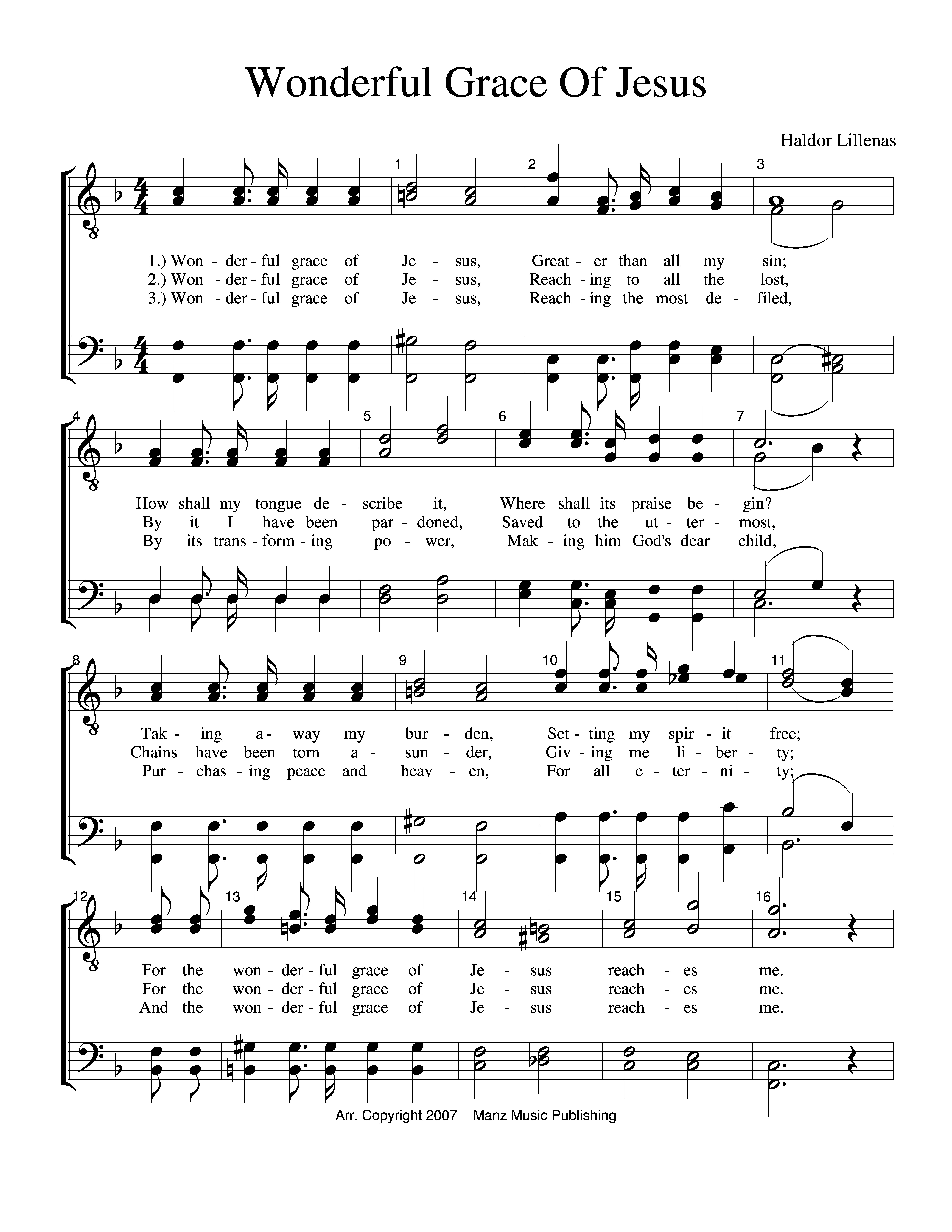 Wonderful Grace Of Jesus 2 page 1