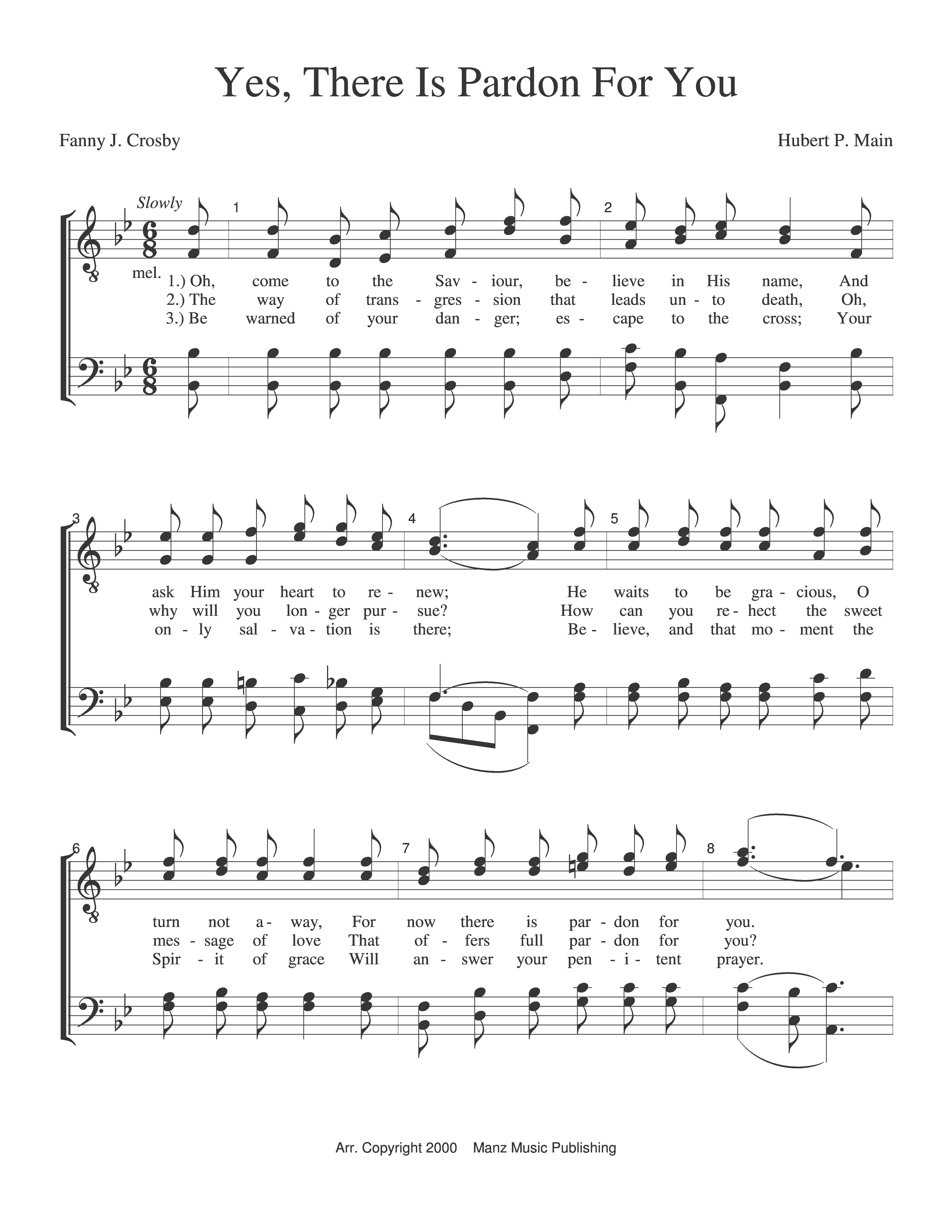 Yes, There Is Pardon For You page 1