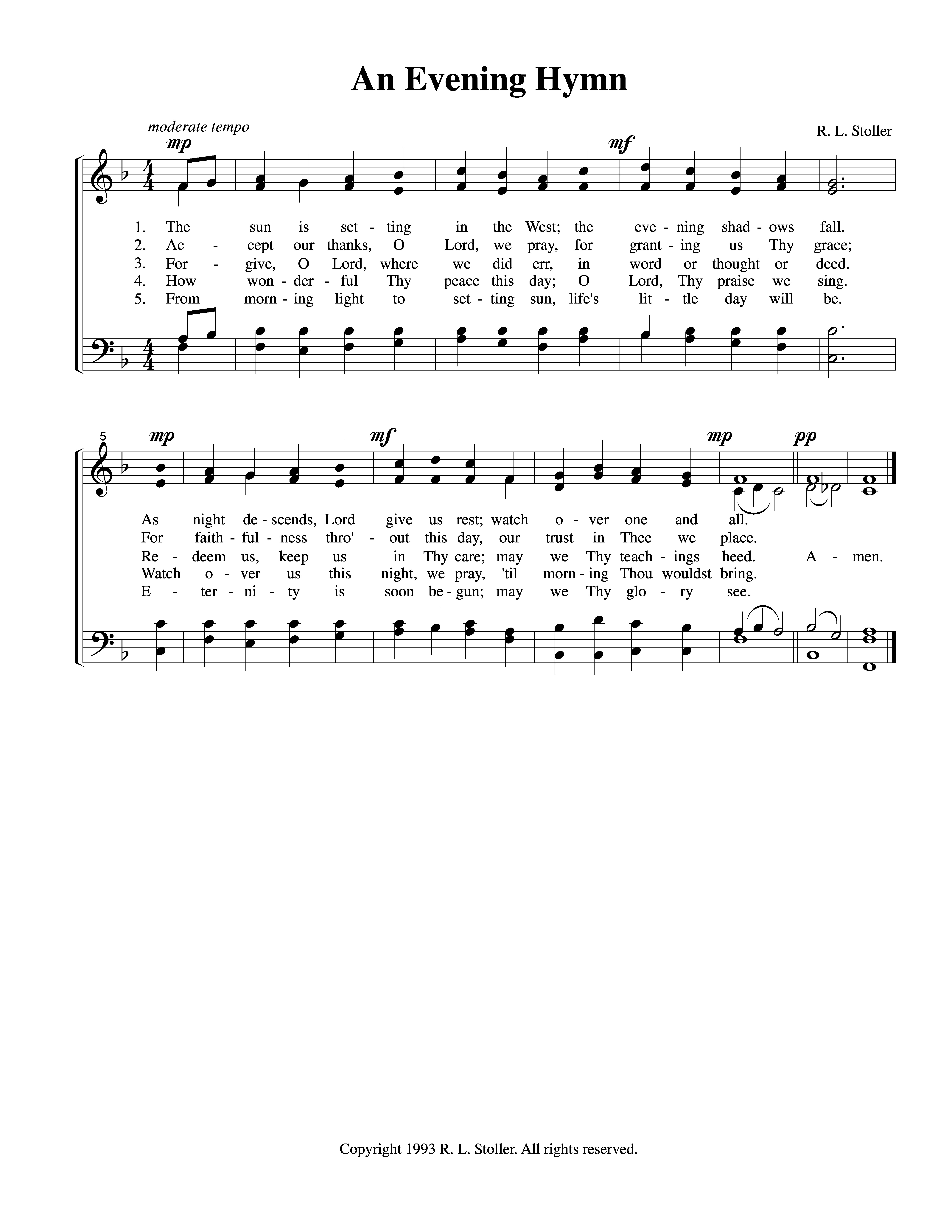 An Evening Hymn