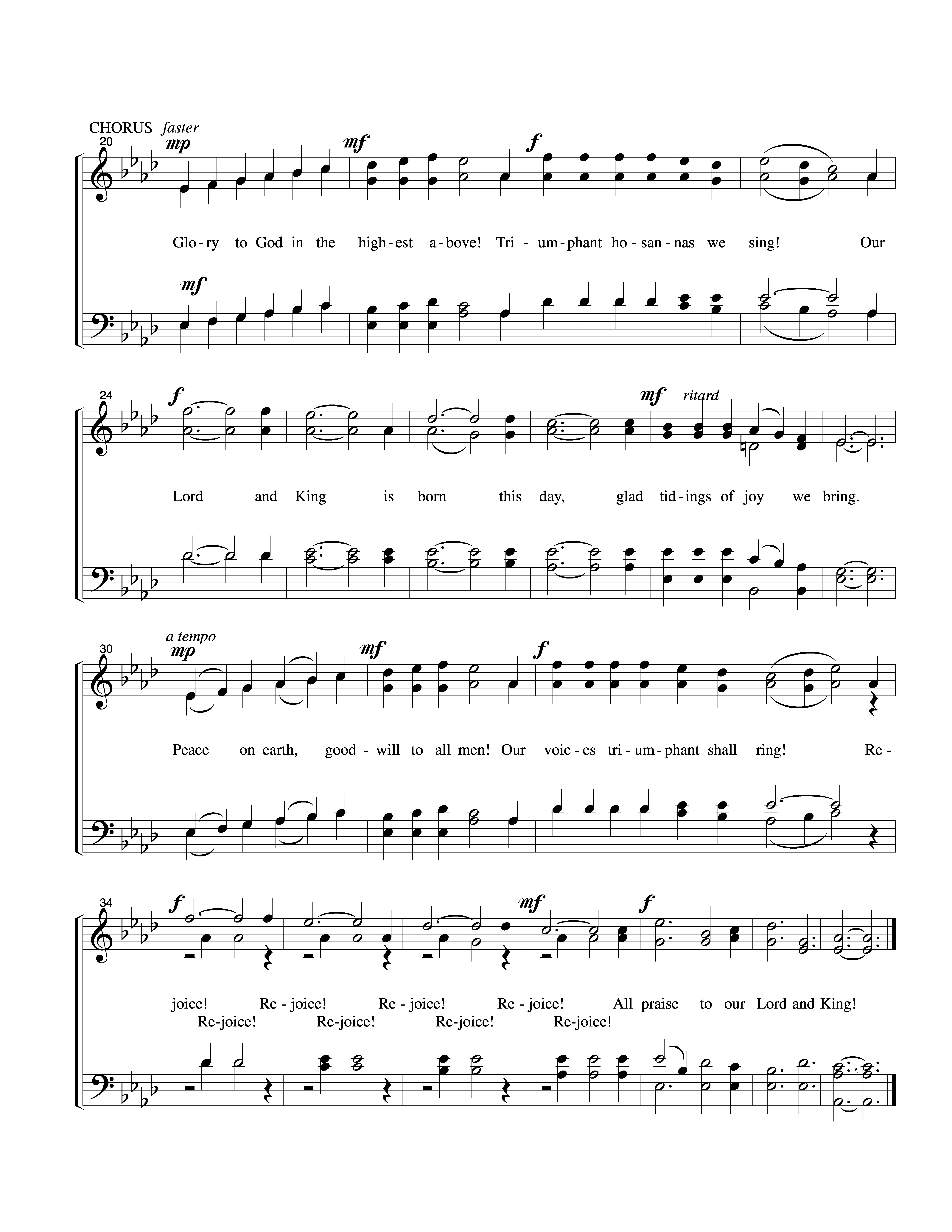 Angels and Shepherds Rejoice page 2