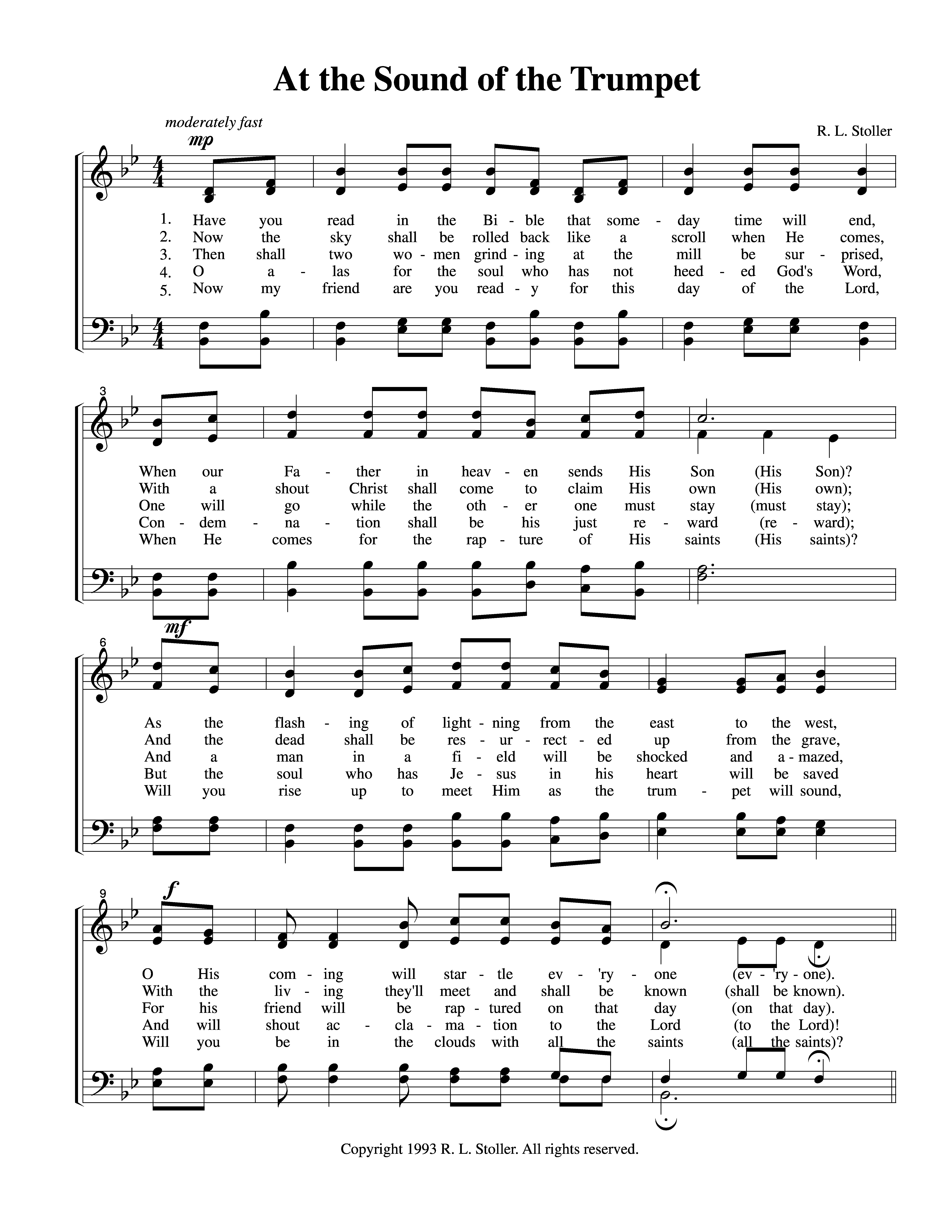At the Sound of the Trumpet