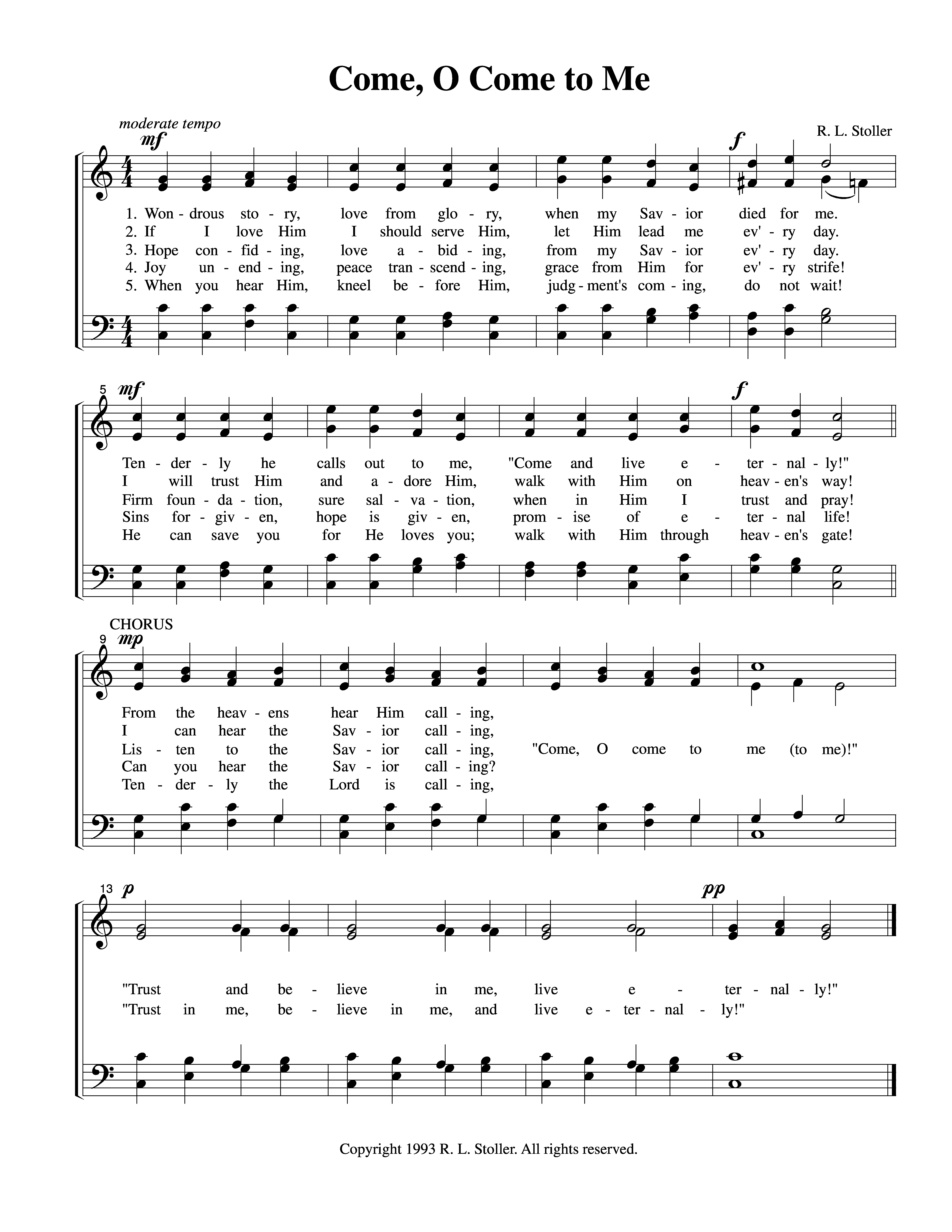 Come, O Come To Me