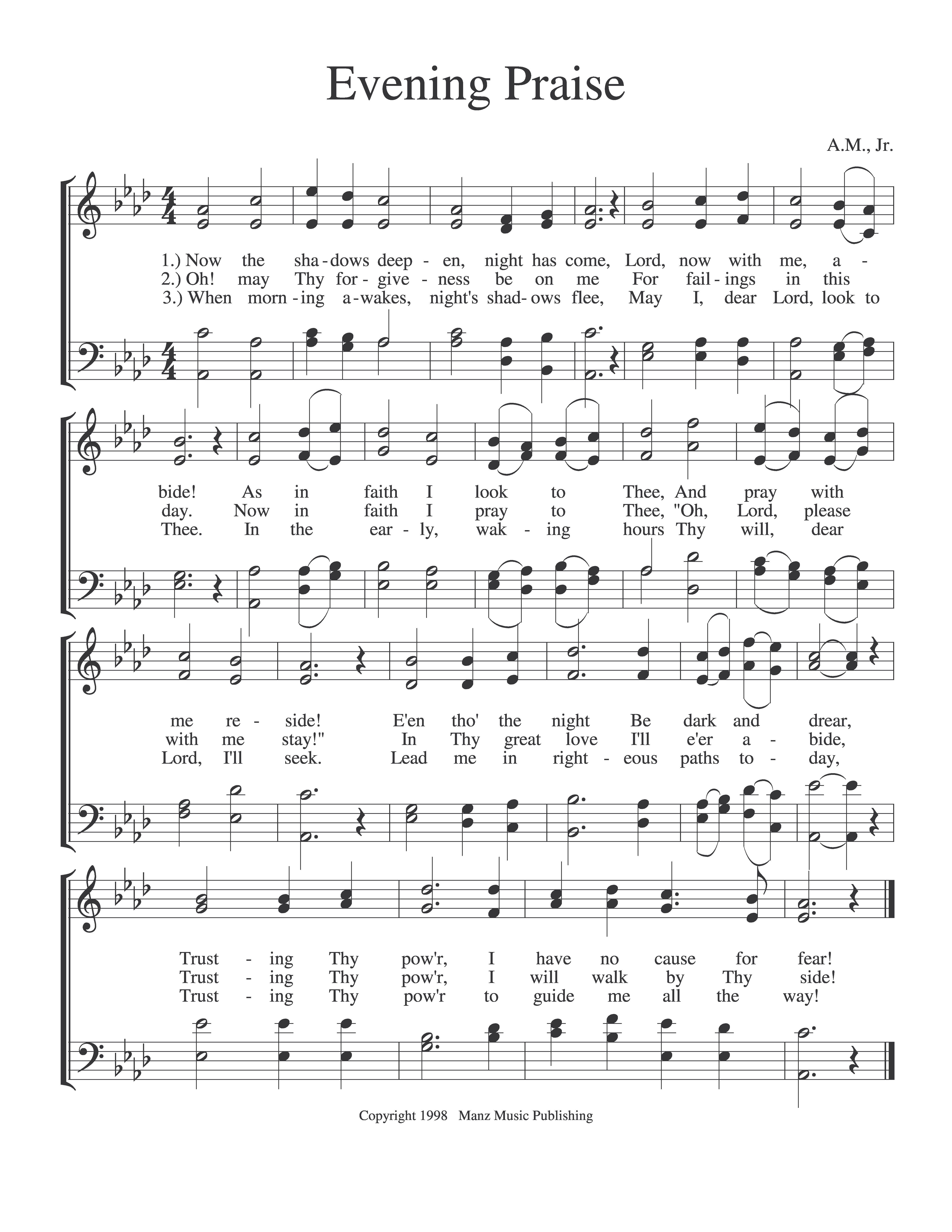 Evening Praise
