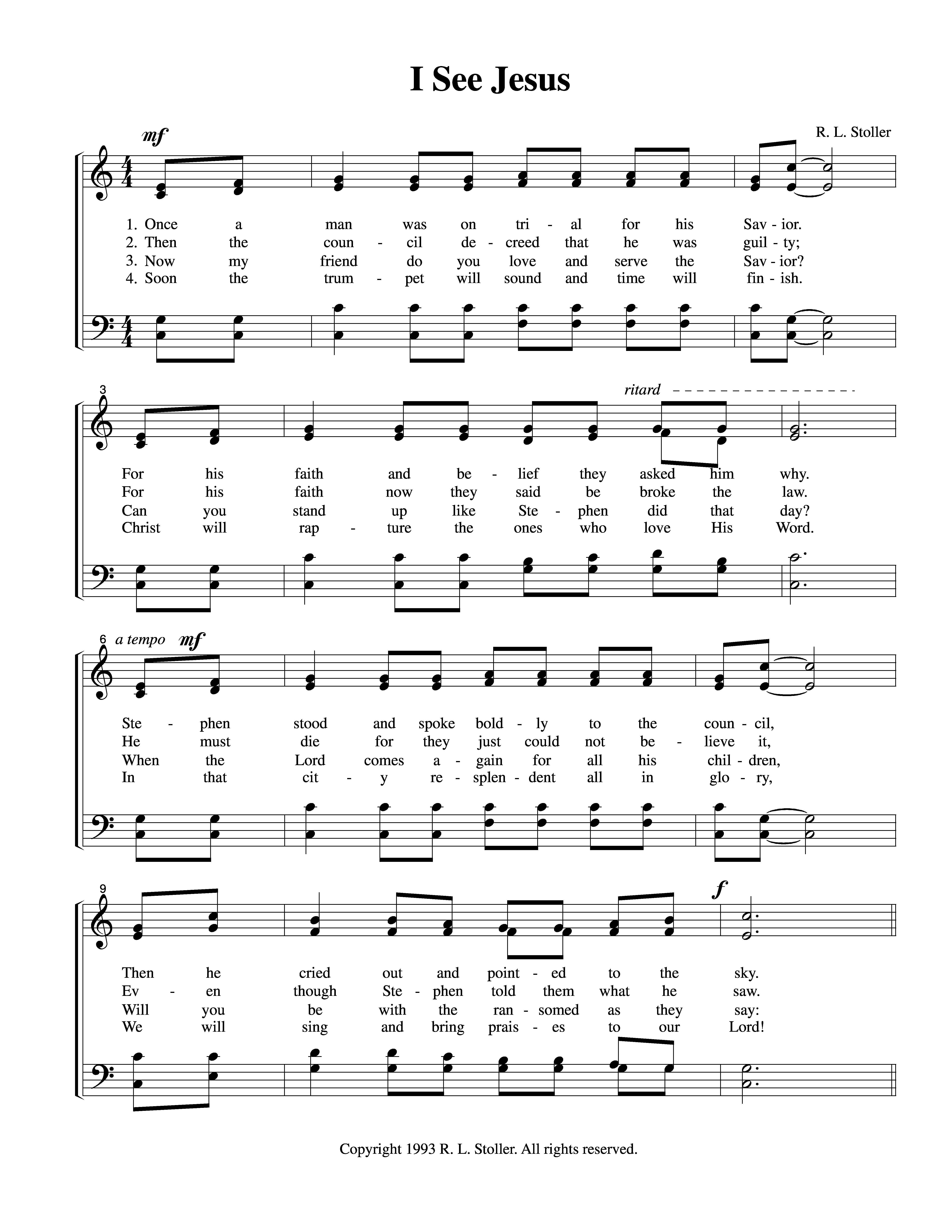 I See Jesus page 1