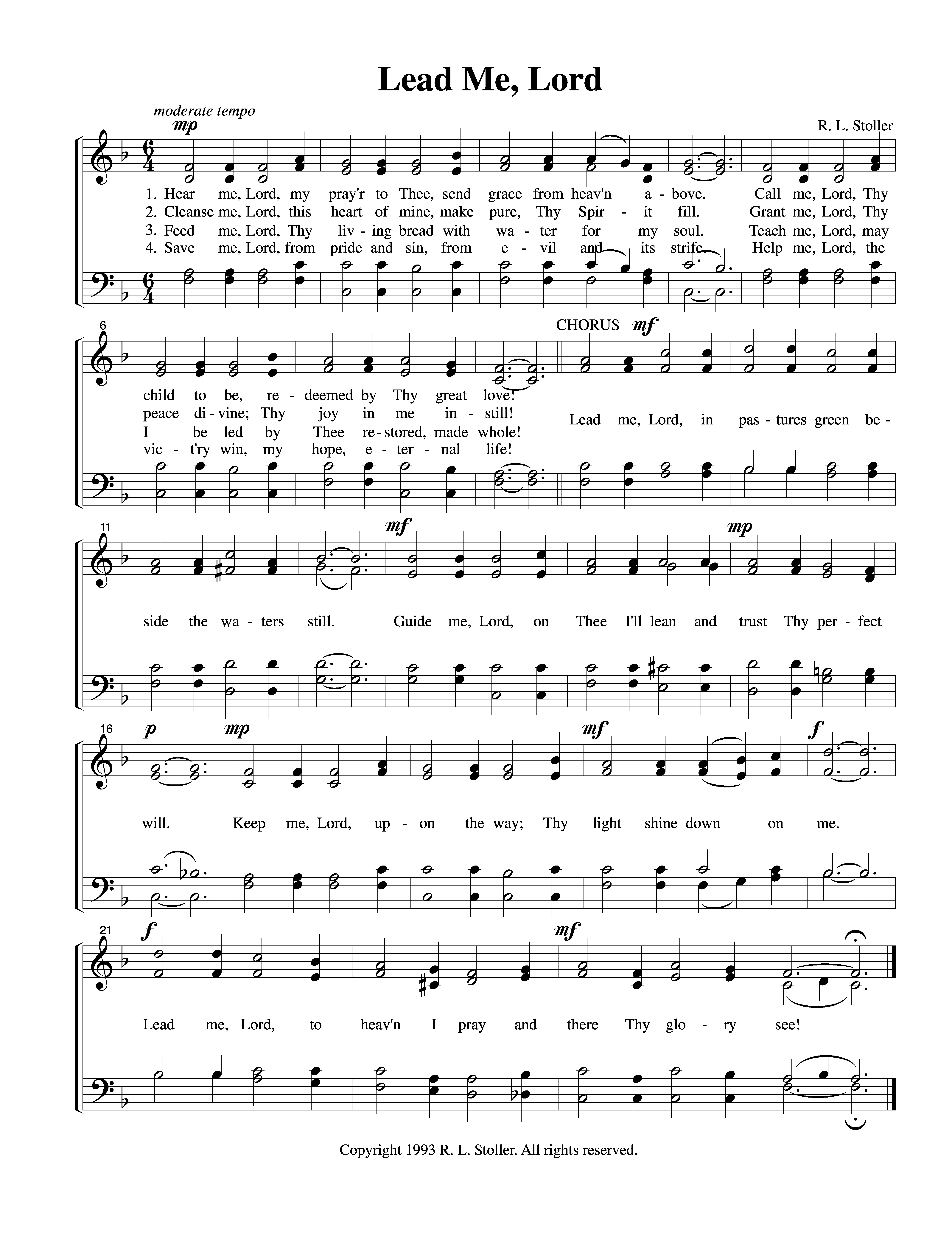 Lead Me, Lord