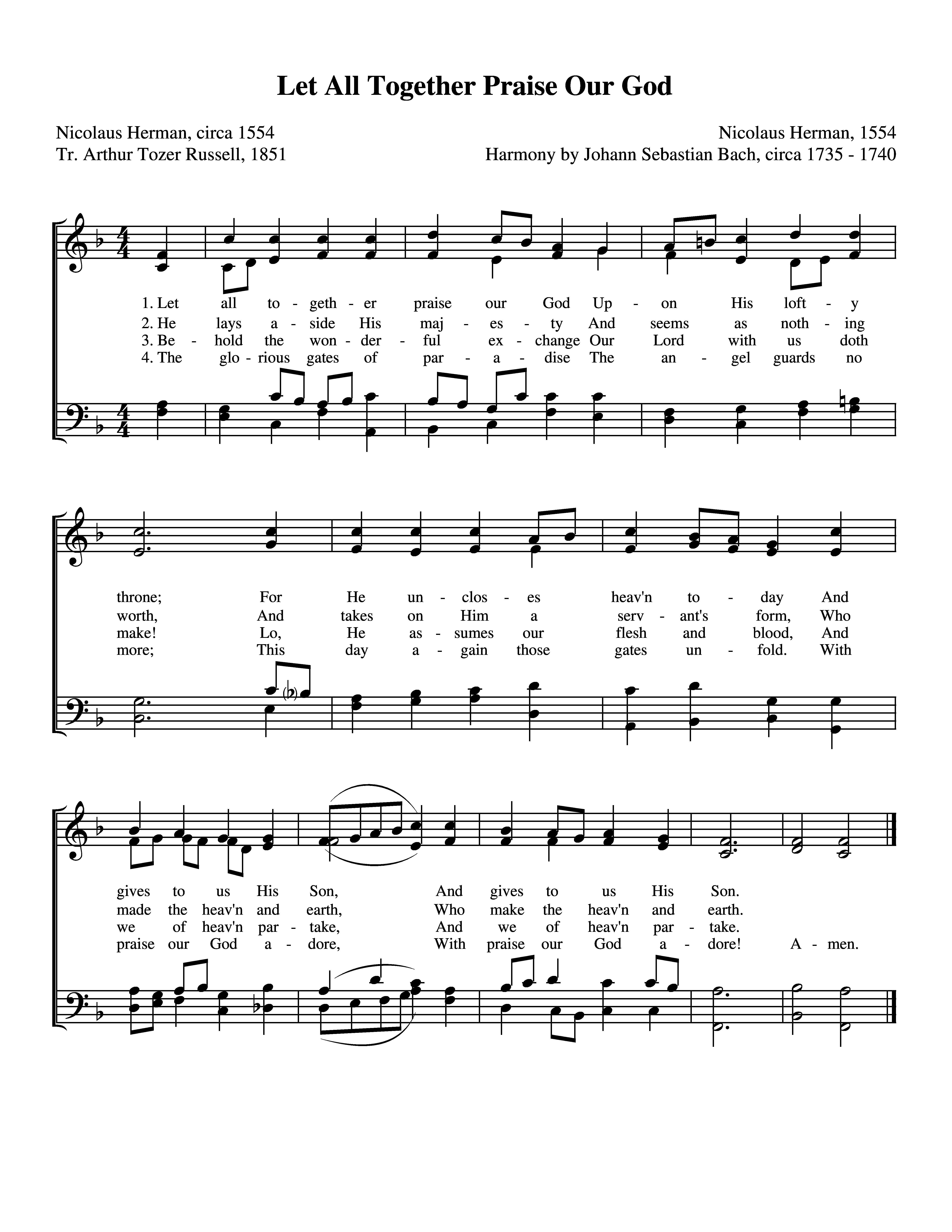 Let All Together Praise Our God