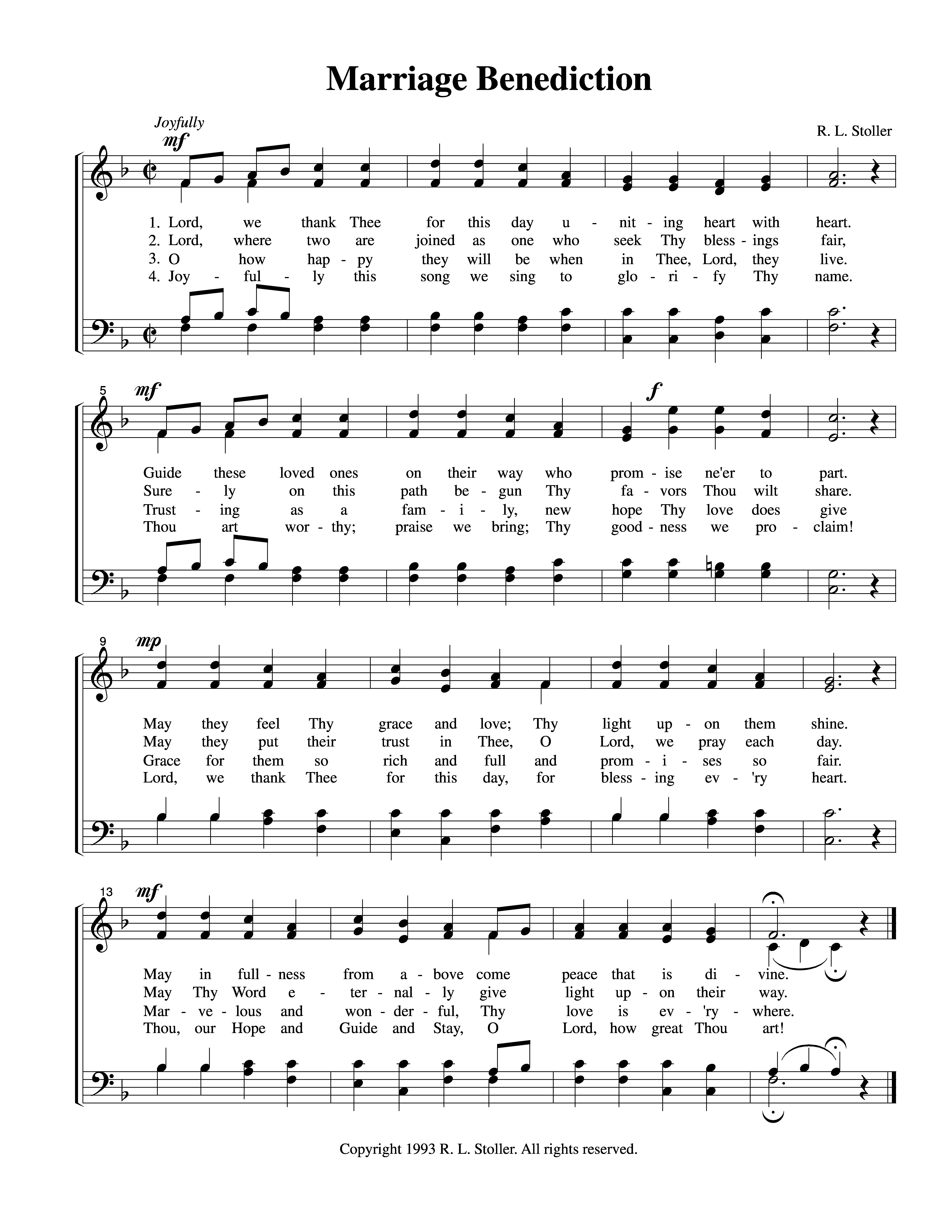 Marriage Benediction