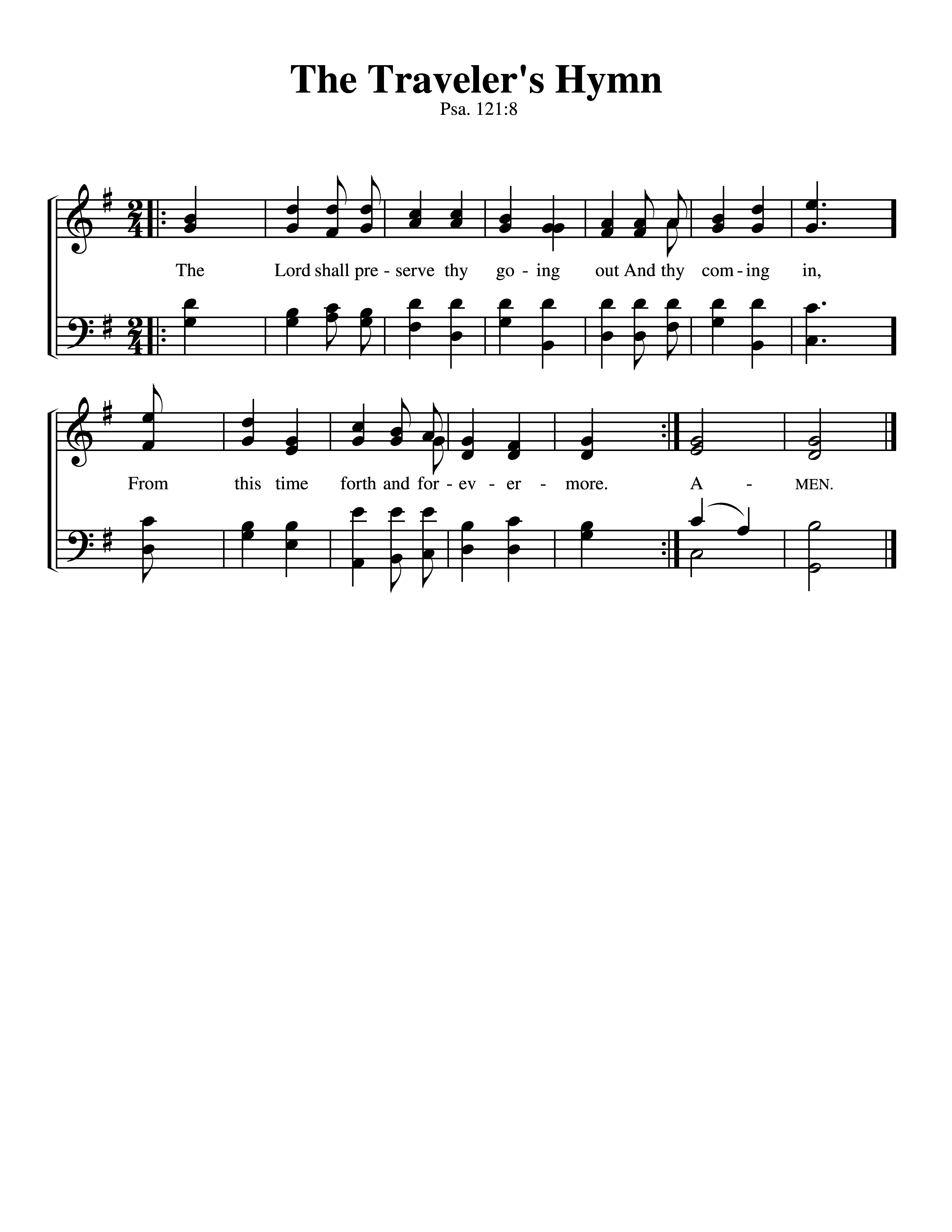 The Traveler's Hymn